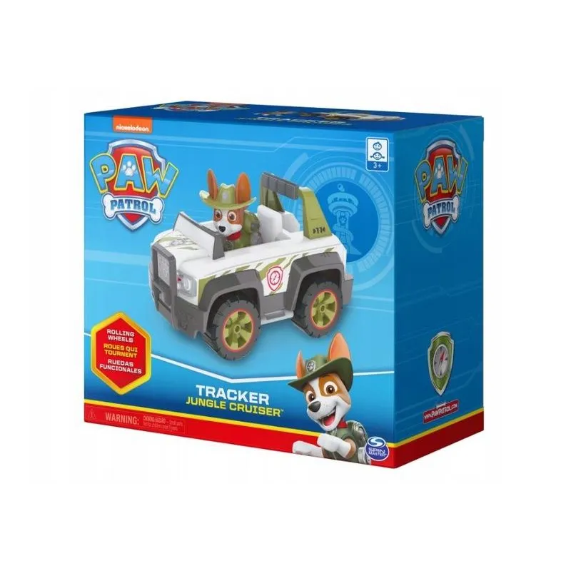 POJAZD PODSTAWOWY Z FIGURKĄ PSI PATROL TRACKER SPIN MASTER 3+