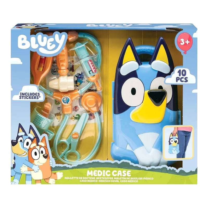 BLUEY ZESTAW MEDYCZNY Z WALIZKĄ HIT 3+