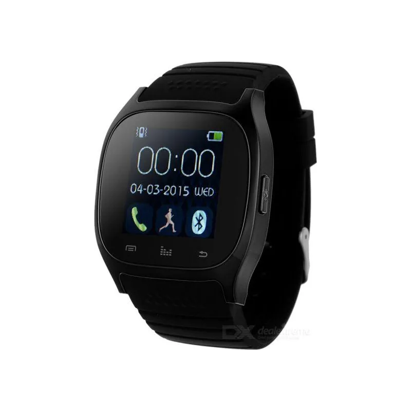 ZEGAREK SPORTOWY SMARTWATCH M26 CZARNY 1,48″ DOTYK, BLUETOOTH 3.0, PULSOMER