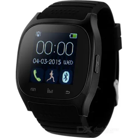 ZEGAREK SPORTOWY SMARTWATCH M26 CZARNY 1,48″ DOTYK, BLUETOOTH 3.0, PULSOMER
