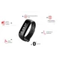 Opaska Sportowa Smartband Fitgo Fw11 Light Monitor Aktywności Oled Ip67 Niebieska