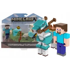MINECRAFT FIGURKA STEVE + KOŃ 6+