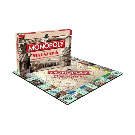 Monopoly Warszawa Dwudziestolecie Międzywojenne Gra Planszowa 8+