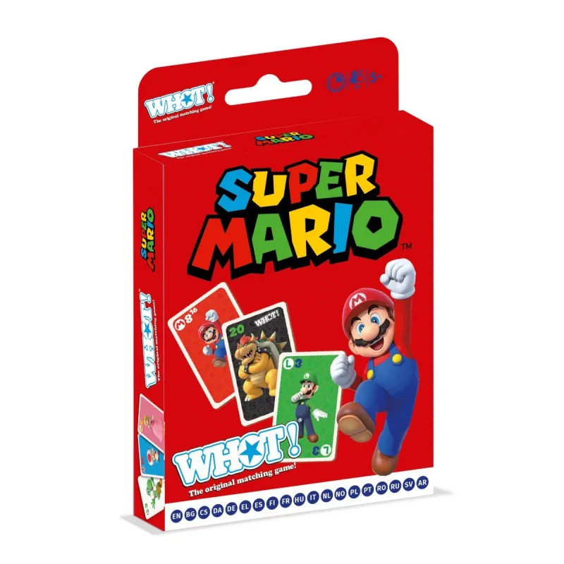 WHOT! SUPER MARIO GRA KARCIANA 5+