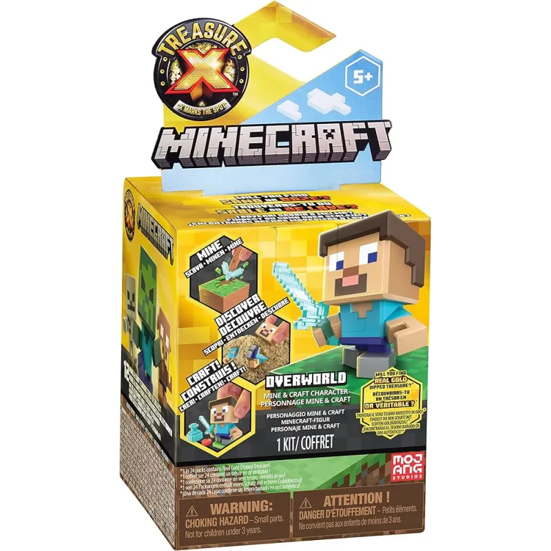 MINECRAFT FIGURKA OVERWORLD TREASURE 5+
