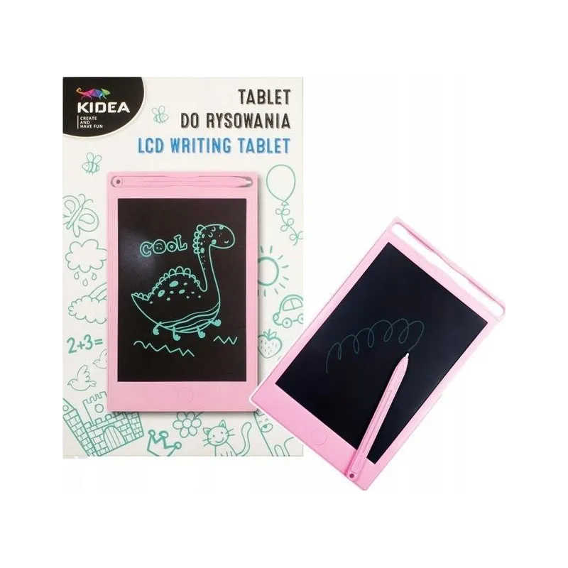 TABLET DO RYSOWANIA LCD RÓŻOWY KIDEA 3+