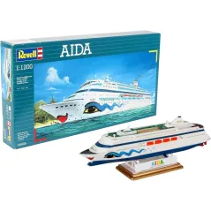 STATEK PASAŻERSKI AIDA MODEL DO SKLEJANIA 1:1200 8+