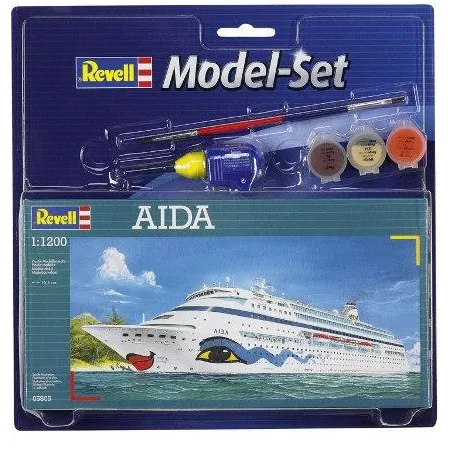 Statek Pasażerski Aida Model Do Sklejania 1:1200 8+