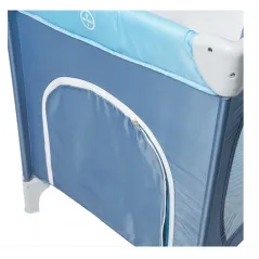 ŁÓŻECZKO TURYSTYCZNE KOJEC 120×60 CM DO 15 KG NIEBIESKIE SMIKI 0+