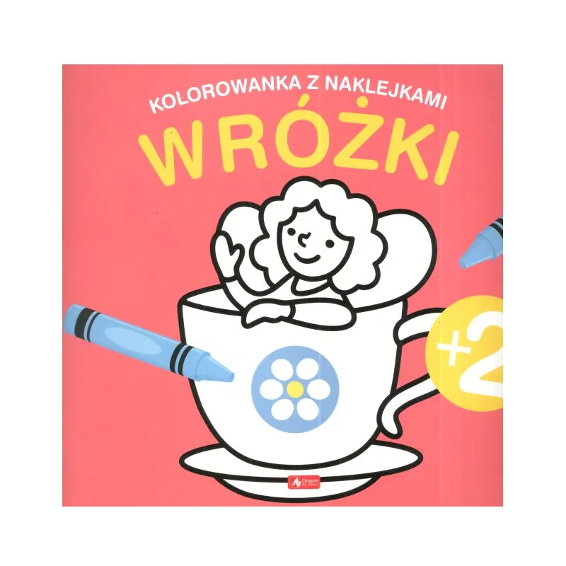 KOLOROWANKA Z NAKLEJKAMI WRÓŻKI 