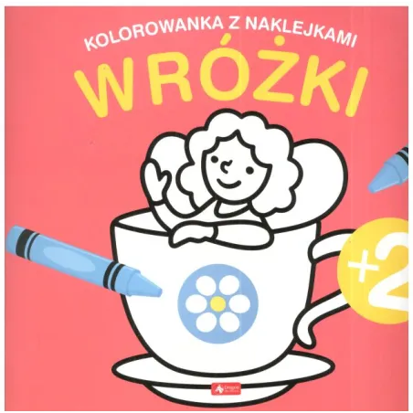 KOLOROWANKA Z NAKLEJKAMI WRÓŻKI 