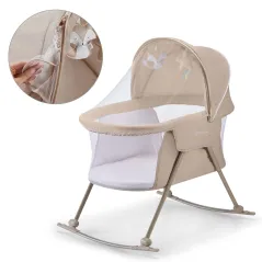 ŁÓŻECZKO TURYSTYCZNE KOŁYSKA BUJECZEK 3W1 MOSKITIERA KINDERKRAFT LOVI 0-9 KG