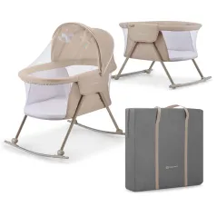 ŁÓŻECZKO TURYSTYCZNE KOŁYSKA BUJECZEK 3W1 MOSKITIERA KINDERKRAFT LOVI 0-9 KG
