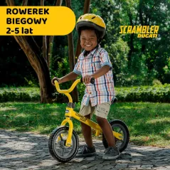 LEKKI ROWER BIEGOWY CHICCO SCRAMBLER DUCATI 2-5 LAT 25 KG ŻÓŁTY