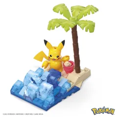KLOCKI POKEMON PIKACHU NA PLAŻY 79 ELEMENTÓW 6+