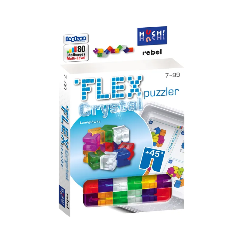 FLEX PUZZLER CRYSTAL GRA LOGICZNA 7+