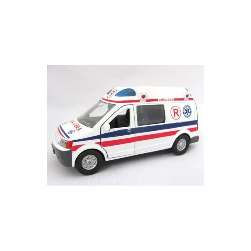 AUTKO METALOWE AMBULANS Z DŹWIĘKIEM HIPO 3+