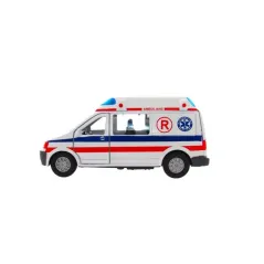 Autko Metalowe Ambulans Z Dźwiękiem Hipo 3+