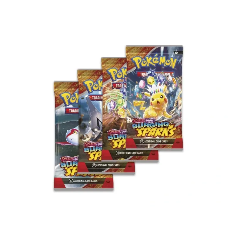 KARTY POKEMON TCG SCARLET & VIOLET SURGING SPARKS 6+