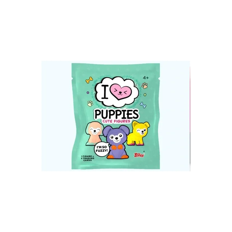 SASZETKA Z FIGURKĄ I LOVE PUPPIES 4+