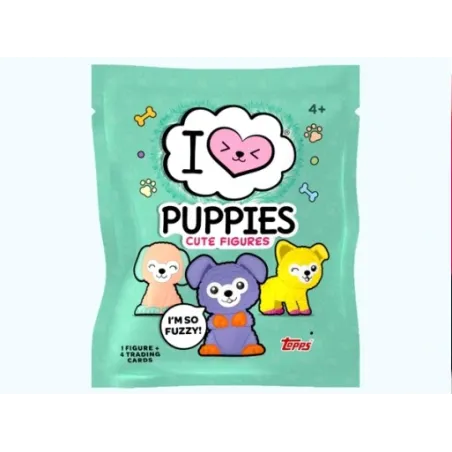 SASZETKA Z FIGURKĄ I LOVE PUPPIES 4+