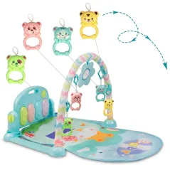 Interaktywna Mata Edukacyjne Z Pianinkiem Pałąk  5 Zabawek Ricokids 0M+