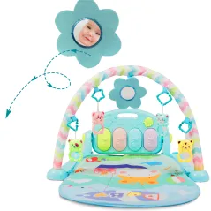 INTERAKTYWNA MATA EDUKACYJNE Z PIANINKIEM PAŁĄK  5 ZABAWEK RICOKIDS 0M+