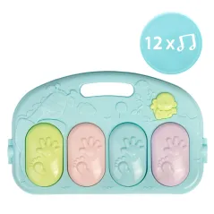 INTERAKTYWNA MATA EDUKACYJNE Z PIANINKIEM PAŁĄK  5 ZABAWEK RICOKIDS 0M+