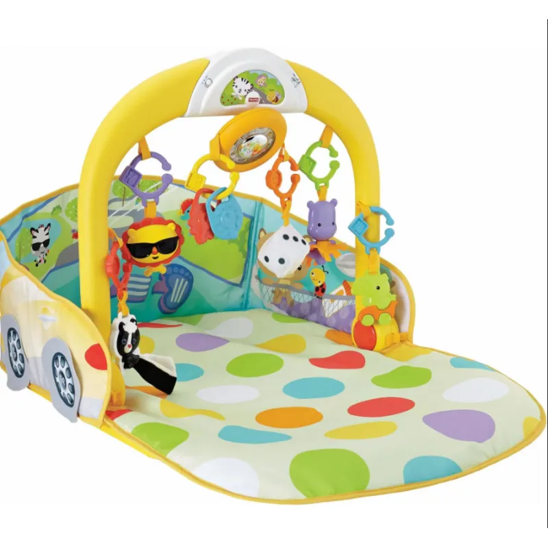 EDUKACYJNA MATA GIMNASTYCZNA 3W1 FISHER-PRICE WESOŁY SAMOCHODZIK 0M+
