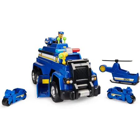 Mega Radiowóz Policyjny Psi Patrol 5W1 Chase 50 Cm Z Pojazdam 3+