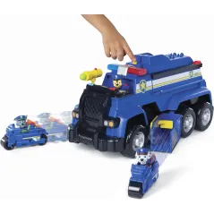 MEGA RADIOWÓZ POLICYJNY PSI PATROL 5W1 CHASE 50 CM Z POJAZDAM 3+
