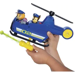MEGA RADIOWÓZ POLICYJNY PSI PATROL 5W1 CHASE 50 CM Z POJAZDAM 3+