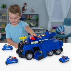 MEGA RADIOWÓZ POLICYJNY PSI PATROL 5W1 CHASE 50 CM Z POJAZDAM 3+