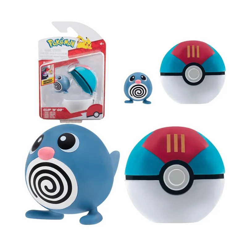 POKEMON FIGURKA POLIWAG + POKEBALL 4+