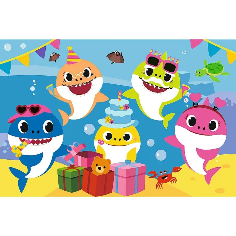 BABY SHARK PUZZLE MAXI 24 ELEMENTY TREFL 3+ II GATUNEK
