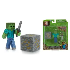 Minecraft Figurka Zombie + Akcesoria 6+