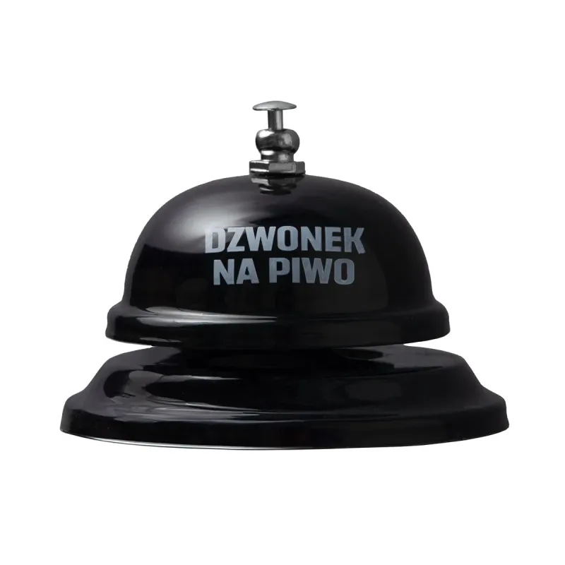 DZWONEK NA PIWO BIURKOWY CZARNY