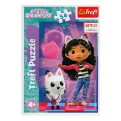 KOCI DOMEK GABI PUZZLE MINI 54 ELEMENTY TREFL 4+