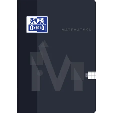 ZESZYT OXFORD MATEMATYKA 60 KARTEK W KRATKĘ Z MARGINESEM A4