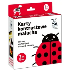 WIDZĘ KOLORY KARTY KONTRASTOWE MALUCHA 3M+