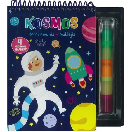 KOSMOS. KOLOROWANKI, NAKLEJKI