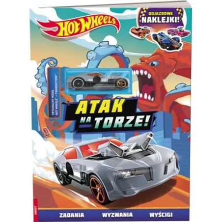 HOT WHEELS. ATAK NA TORZE. KSIĄŻKA + ZABAWKA