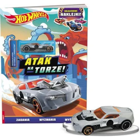Hot Wheels. Atak Na Torze. Książka + Zabawka