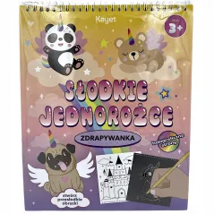 SŁODKIE JEDNOROŻCE ZDRAPYWANKA 3+