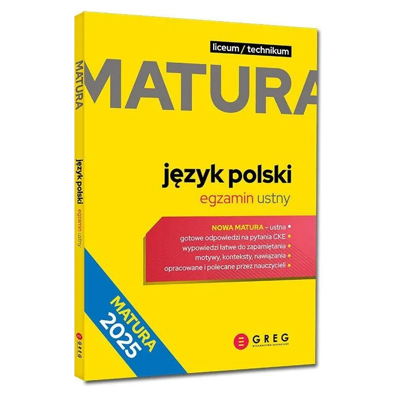 JĘZYK POLSKI MATURA 2025 EGZAMIN USTNY