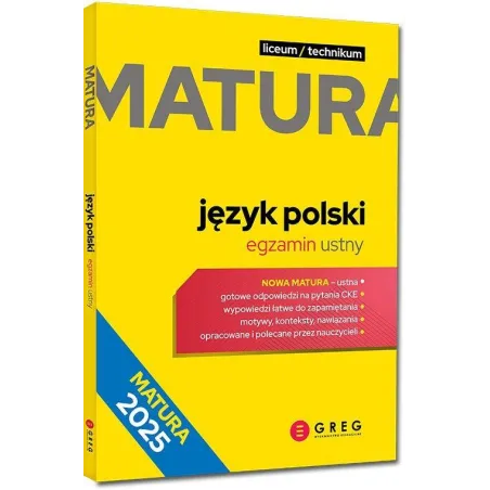 JĘZYK POLSKI MATURA 2025 EGZAMIN USTNY