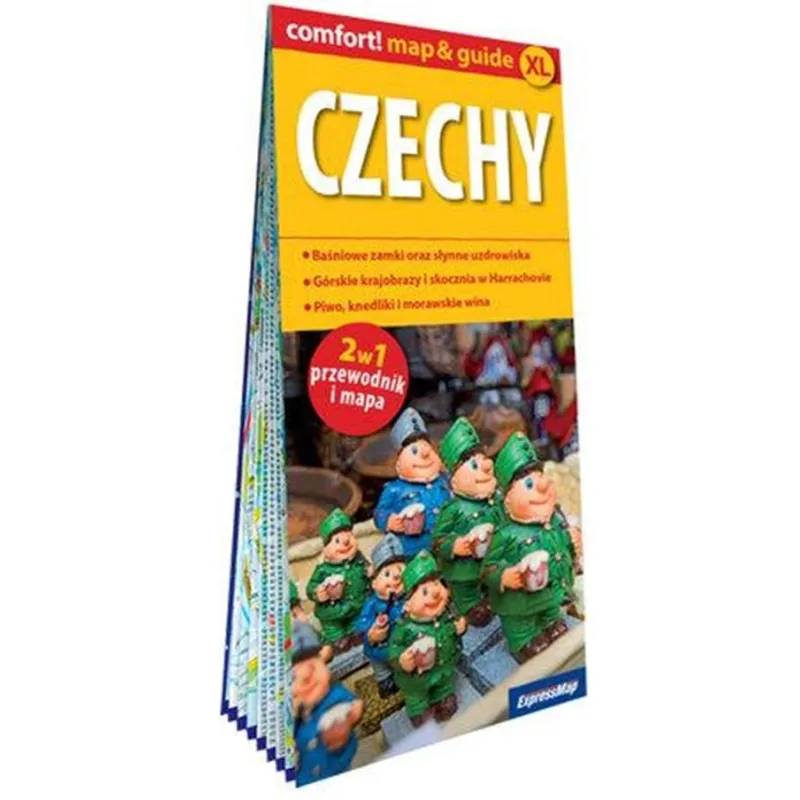 CZECHY 2W1: PRZEWODNIK I MAPA