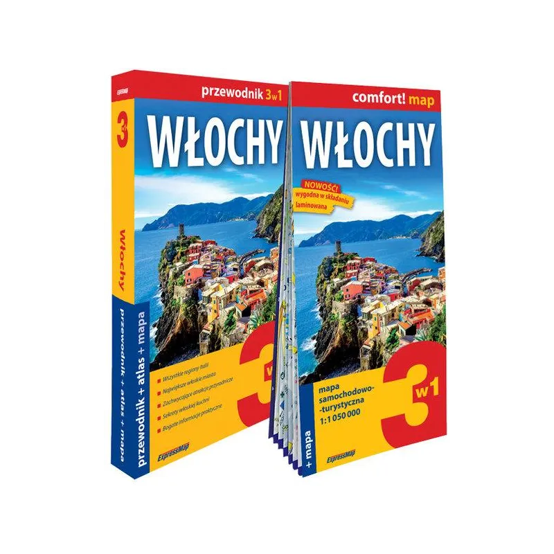 WŁOCHY PRZEWODNIK 3W1 PRZEWODNIK + ATLAS + MAPA