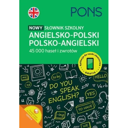 PONS NOWY SŁOWNIK SZKOLNY ANGIELSKO-POLSKI, POLSKO-ANGIELSKI