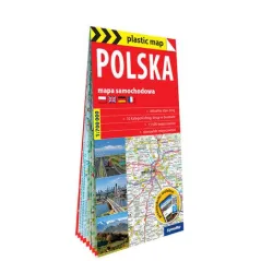 POLSKA FOLIOWANA MAPA SAMOCHODOWA 1:700 000